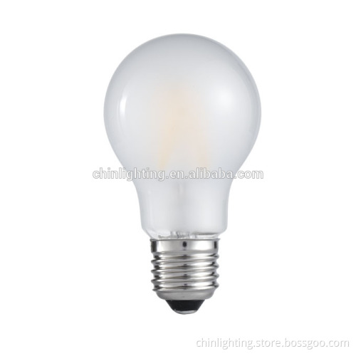 Factory direct sale epistar chips 30000 long lifespan A60 E27 LED bulb filament light